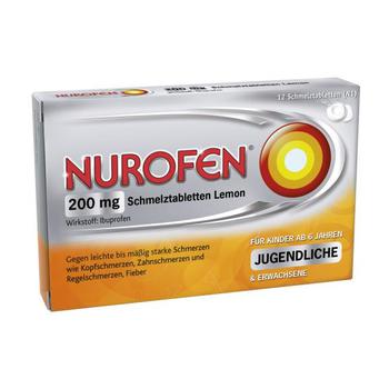 NUROFEN 200 mg Schmelztabletten Lemon