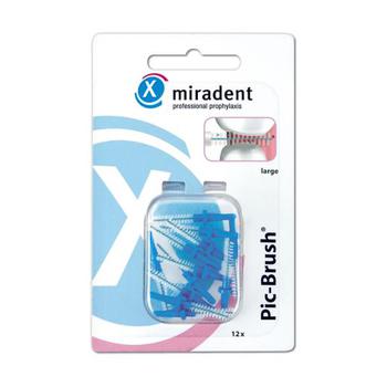MIRADENT Interd.Pic-Brush Ersatzb.large blau