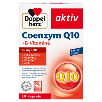 DOPPELHERZ Coenzym Q10+B Vitamine Kapseln