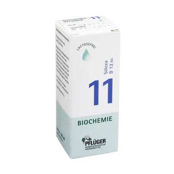 BIOCHEMIE Pflüger 11 Silicea D 12 Tropfen