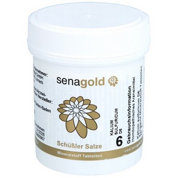 Schüssler Salz Nr. 6 Kalium sulfuricum D 6 (BIOCHEMIE Senagold) Tabl.