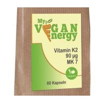 MY VEGAN Energy Vitamin K2 90 µg MK-7 Kapseln