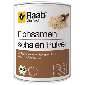RAAB Vitalfood Flohsamenschalen Bio Pulver